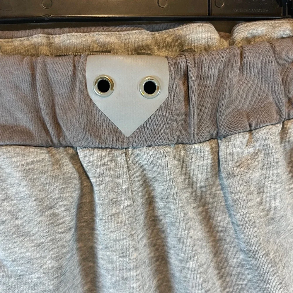 Baseballism Mens Gray Sweat Shorts Elastic Waist Zip Pockets‎ Size Medium